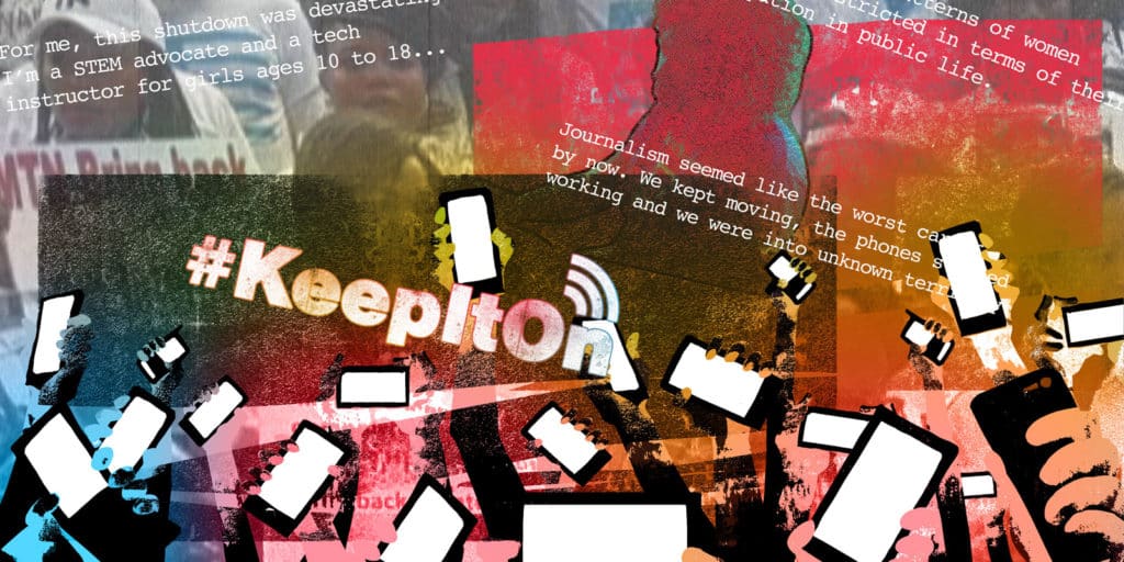 #KeepItOn Shutdown Stories|We cannot share with the media about the ongoing [violations