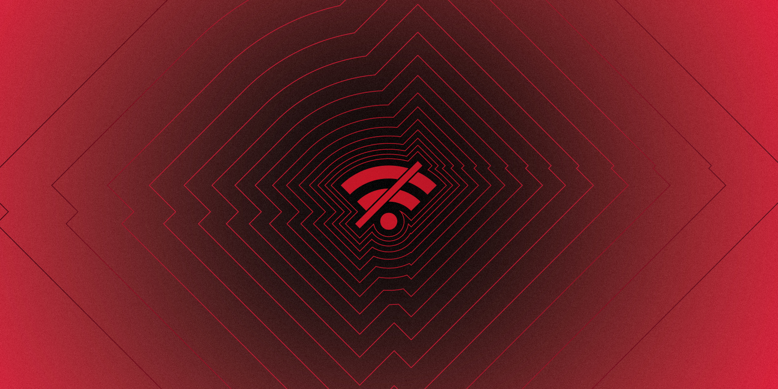Inifinity Blocked Wifi Signal Symbol